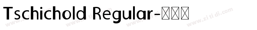 Tschichold Regular字体转换